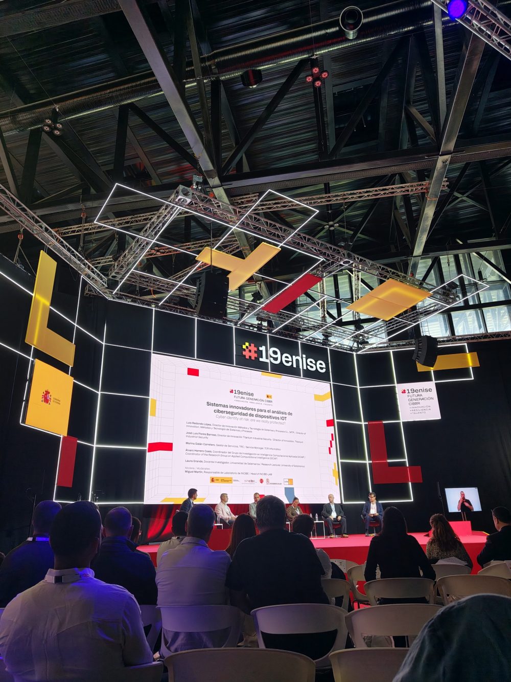 ENISE 2025 Pantalla de ENISE 2025
