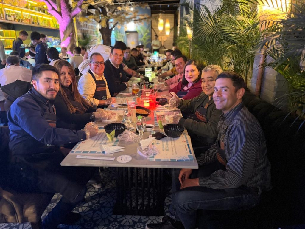 Ikusi with customers